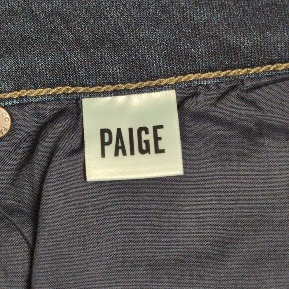 NWT Paige Verdugo Ankle in Attica Dark Wash 5 Pocket Skinny Jeans Size 28 - Picture 10 of 14